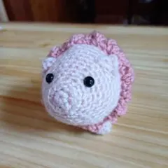 あみぐるみ ぶた ピンク ハンドメイド