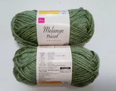 DAISO Melange tricot メランジトリコ ユーカリ 2玉セット