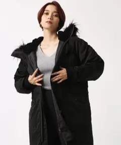 a*a様 【美品】AZUL by moussy ロングジャケット モッズコート