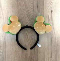 美品　ディズニーリゾート　ハンバーガーカチューシャ