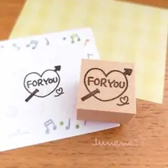 FOR YOUはんこ ハートの矢