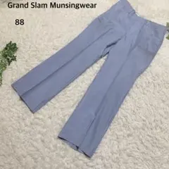 【訳あり】グランドスラムマンシングウェア　パンツ ゴルフウェア　ストライプ柄