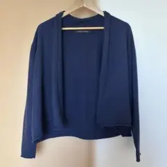 mizuiro ind ネイビー 長袖カーディガン