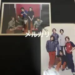 嵐　嵐ロゴ　大野智　相葉雅紀　松本潤　二宮和也　櫻井翔　公式写真　2枚