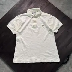 8SM2 LACOSTE ポロシャツ　半袖　フランス製　希少シングルステッチ古着