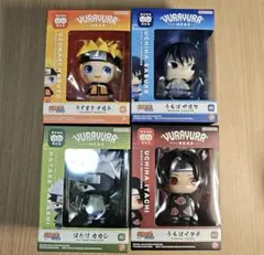 NARUTO 疾風伝 ナルト ゆらゆらヘッド フィギュア　4種セット