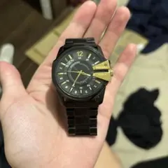 DIESEL 腕時計 DZ-1209 ブラック×ゴールド
