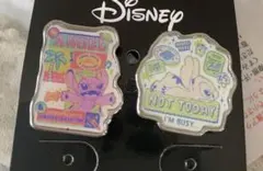 ディズニー　リロ＆スティッチ　エンジェル　スティッチ　ピンバッチ　グッズ