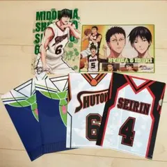 黒子のバスケ ミニクリアファイル＆イラストカード4枚 クリアカード2枚 セット