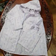 ほぼ新品】女の子レインコート　110せんち ユニコーン　淡い紫色