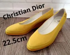 ⭐在庫大処分セール⭐Christian Diorパンプス イエロー ２２.５cm