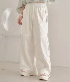 【Chico】ワイドラインシャカパンツ