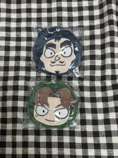 忍たま乱太郎 ミニポーチキーホルダー 五の段 ガチャガチャ 山田利吉 山田伝蔵