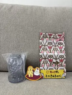 スシローセット おぱんちゅうさぎコラボ だっこずし ミニきんちゃく 巾着 貯金箱