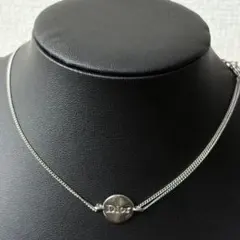 Christian Dior チョーカー diorロゴ シルバー サークル