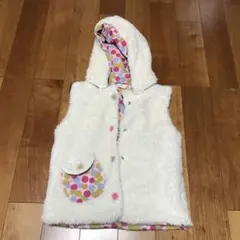 Mother Goose フード　ベスト　キムラタン　130サイズ