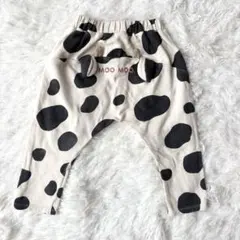 データテート サルエルパンツ 牛柄 ベビー 90