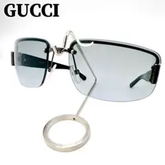 GUCCI Sunglasses Semi Rimless GG Logo