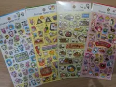 キャラクターシール　GAIA 平成アニマル　平成レトロ　セリア