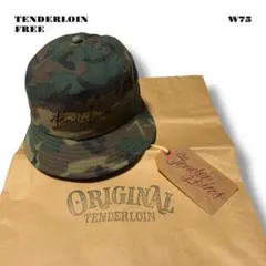 ★限定出品★ TENDERLOIN ハット ナイロン DLR ブラウン 茶色 L ☆限定出品☆ TENDERLOIN ハット ナイロン DLR ブラウン 茶色 L