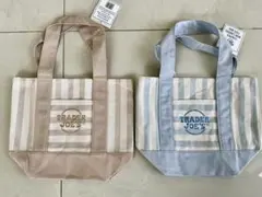Trader Joe's ストライプ トートバッグ エコバックのサムネイル