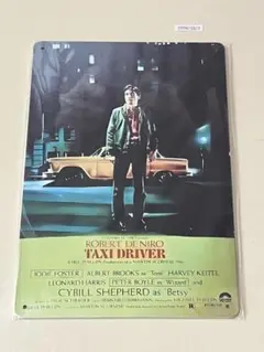 レトロ看板 TAXI DRIVER ブリキ看板