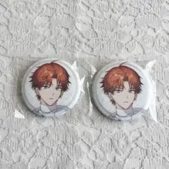 にじさんじ 3SKM 2周年 缶バッジ 北見遊征 白衣装 ①