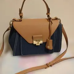 Samantha Vega 2WAY ハンド ショルダーデニム レザー
