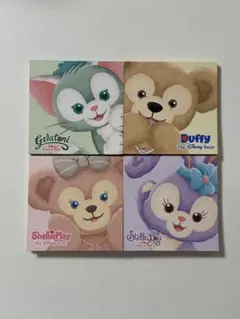Duffy & Friends メモ帳 4冊セット