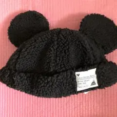 ミッキーマウス耳付きキャップ