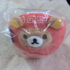 新品】サンエックス リラックマの二◯加煎餅 ぶらさげぬいぐるみ 2016