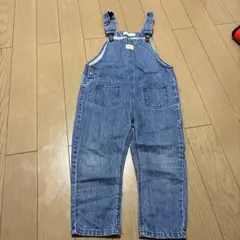 Zara デニムオーバーオール 3/4 (104cm)
