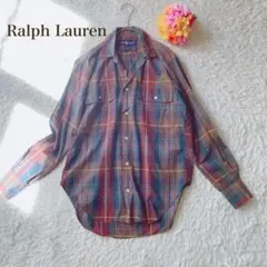 ラルフローレン　チェック柄 長袖シャツ カジュアル