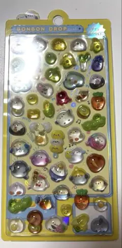 ボンボンドロップシール　シマエナガ