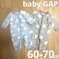 baby GAP ロンパース　長袖　60㎝　70㎝まとめ売り　ベビー　ギャップ