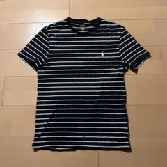 POLO RALPH LAUREN ボーダー 黒 ポロシャツ XSのサムネイル