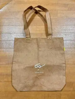 MAKOO リサイクルレザー トートバッグ バッグ メガネ 眼鏡 ブラウン