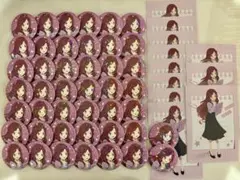アイカツスターズ！香澄夜空　オフィスガール　缶バッジ44点　特典11枚　セット