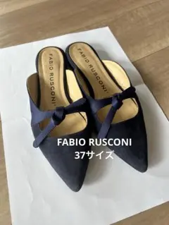 Fabio Rusconi ミュール 37 エナメル ブラック - メルカリ