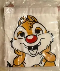 ディズニーストア　チップとデール　シークレットミニ巾着ポーチ