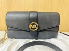 Michael Kors ブラック ショルダーバッグ