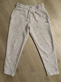 PUMA スウェットジョガーパンツ ASIA S 杢ホワイト
