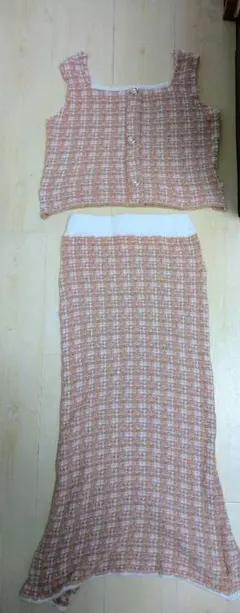 GRL スカートセットアップ ピンク