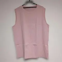 【5XLサイズ】タンクトップ メンズ 綿100% 無地 大きいサイズ ピンク