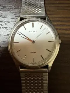 CITIZEN EXCEED 4-795407 電池交換済 新品ベルト - メルカリ