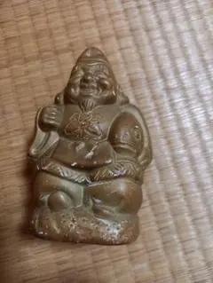 陶器製 福の神の像 貯金箱 - メルカリ