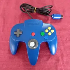 N64専用コントローラー 青