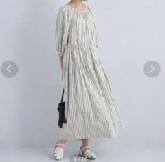 green label relaxing R/MOSS ギャザーワンピースのサムネイル