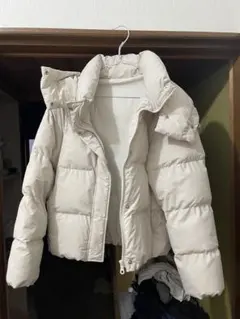 GU ヒートパデッドブルゾン アイボリー