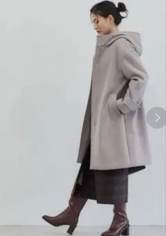 グリーンレーベルリラクシング ウール フードコート本田翼